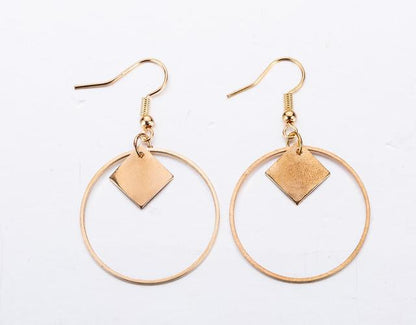 neue Hohl Geometrie Ohrringe Herz Süße Gold Liebe Ohrringe Frauen Geschenke Schmuck Orecchini Brincos Pendientes Ohrringe