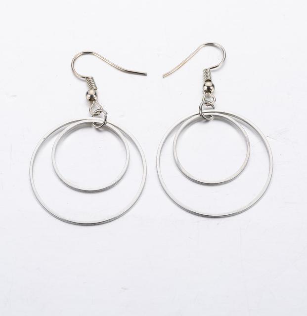 neue Hohl Geometrie Ohrringe Herz Süße Gold Liebe Ohrringe Frauen Geschenke Schmuck Orecchini Brincos Pendientes Ohrringe