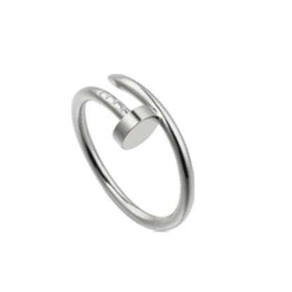 Klassisches Design, edler Schmuck, Mikro-Set Zirkon, Luxus-Edelstahlringe für Frauen, Urlaubsparty, Alltagsgeschenke, Ringe für Männer