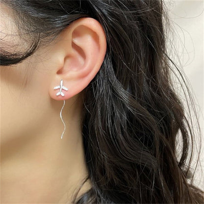 Mode Schmetterling Quaste Drop Ohrringe Für Frauen Trendy Shiny Mond Sterne Perlen Baumeln Ohrringe Koreanische Schmuck Mädchen Party Geschenke